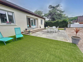Maison calme, proche plage et commerces à Jullouville, jardin clos, 3 chambres, idéale vacances - FR-1-361-381